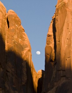 Kane Springs Canyon Moon Rise