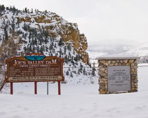 Joes Valley Dam Sign